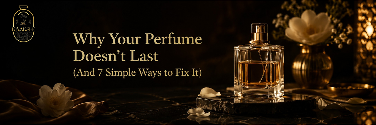 Why Your Perfume Doesn’t Last (And 7 Simple Ways to Fix It) ?